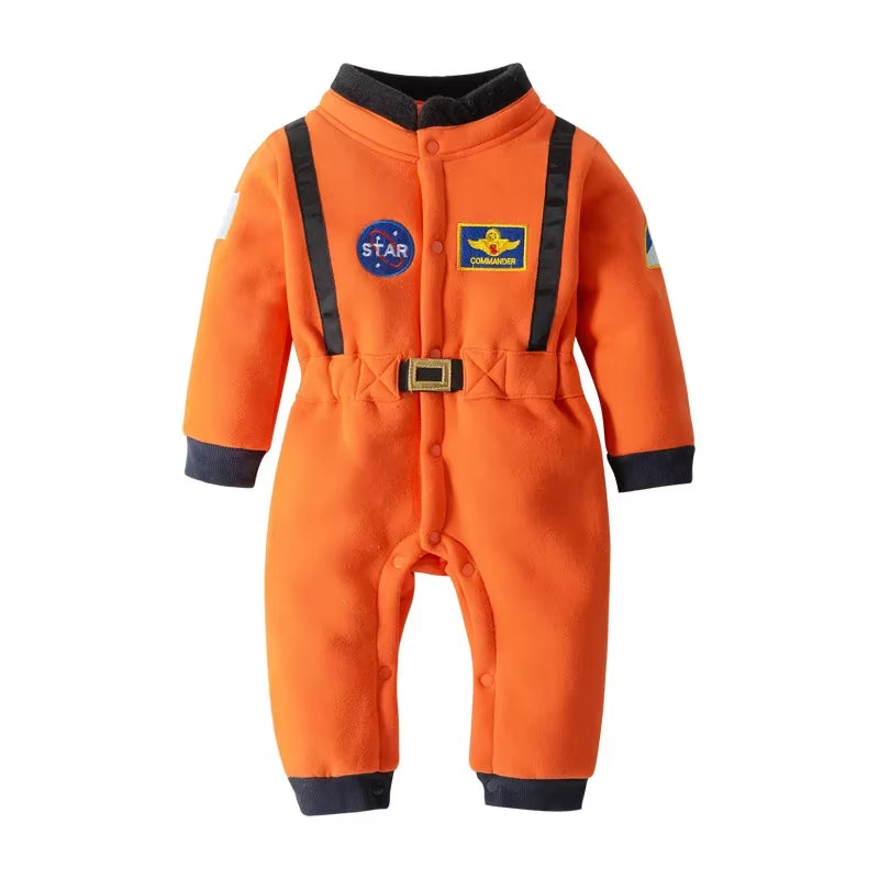 Astronaut Costume Space Suit Rompers for Baby Boys Toddler Infant Halloween Christmas Birthday Party Cosplay Fancy Dress