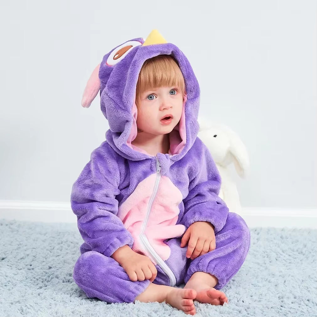 Baby Rompers Winter Kigurumi Lion Costume for Girls Boys Toddler Animal Jumpsuit Infant Clothes Pyjamas Kids Overalls Ropa Bebes
