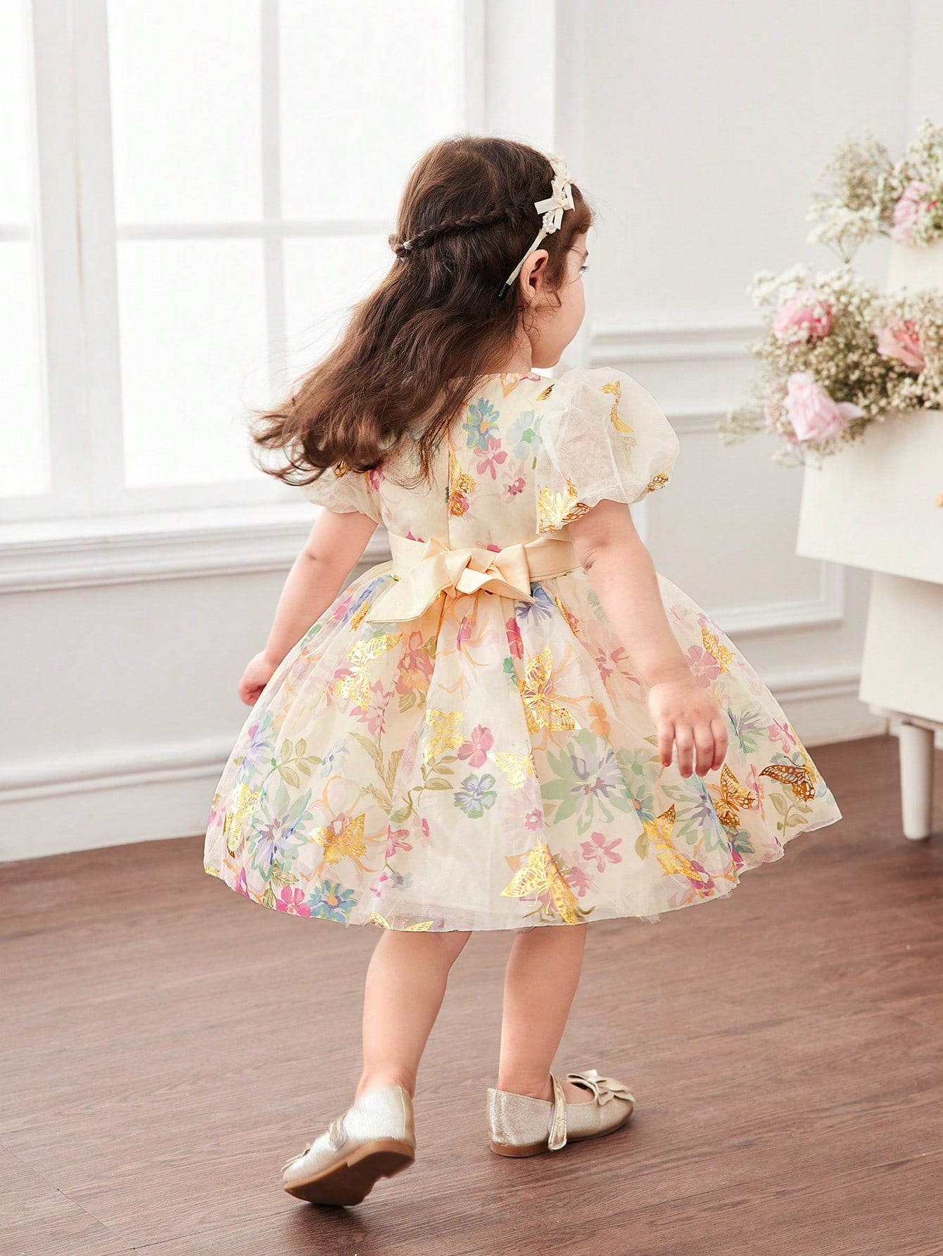 Fairy Blossom Princess Dress – Baby Girl Special Occasion Gown